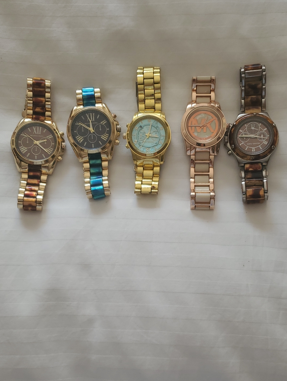 Lot Of Watches Gold, Rose Gold and Tortoiseshell Women's Watch Collection